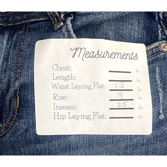 ZARA Cotton Skinny Mid Rise Distressed Stretch Casual Jean Hem Side Slits 2 Blue - Picture 9 of 15